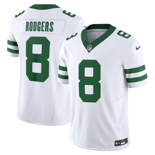 Aaron Rodgers New York Jets Nike Vapor F.U.S.E. Limited Jersey – Legacy White