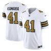 Alvin Kamara New Orleans Saints Nike Alternate Vapor F.U.S.E. Limited Jersey – White