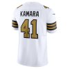 Alvin Kamara New Orleans Saints Nike Alternate Vapor F.U.S.E. Limited Jersey – White