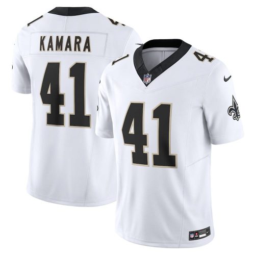 Alvin Kamara New Orleans Saints Nike Vapor F.U.S.E. Limited Jersey – White