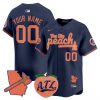 Atlanta Braves The Big Peach Vapor Premier Limited Custom Jersey – All Stitched