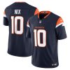 Bo Nix Denver Broncos Nike Alternate Vapor F.U.S.E. Limited Jersey – Navy