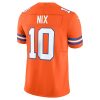 Bo Nix Denver Broncos Nike Vapor F.U.S.E. Limited Jersey – Orange