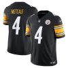 DK Metcalf Pittsburgh Steelers Nike Team Vapor F.U.S.E. Limited Jersey – Black
