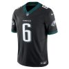 DeVonta Smith Philadelphia Eagles Nike Alternate Vapor F.U.S.E. Limited Jersey – Black