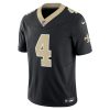 Derek Carr New Orleans Saints Nike Vapor F.U.S.E. Limited Jersey – Black