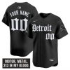 Detroit Lions ‘Motor Gothic Edition’ Vapor Premier Limited Custom Jersey – All Stitched