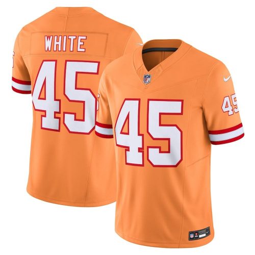 Devin White Tampa Bay Buccaneers Nike Vapor F.U.S.E. Limited Jersey – Orange