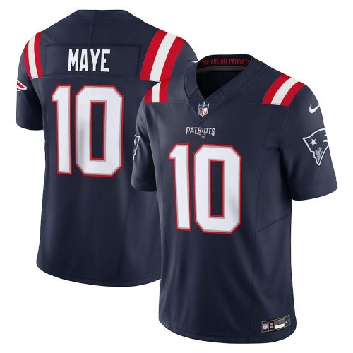Drake Maye New England Patriots Nike Vapor F.U.S.E. Limited Jersey – Navy