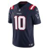 Drake Maye New England Patriots Nike Vapor F.U.S.E. Limited Jersey – Navy