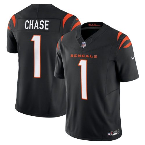 Ja’Marr Chase Cincinnati Bengals Nike Vapor F.U.S.E. Limited Jersey – Black