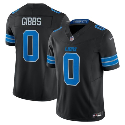 Jahmyr Gibbs Detroit Lions Nike 2nd Alternate Vapor F.U.S.E. Limited Jersey – Black