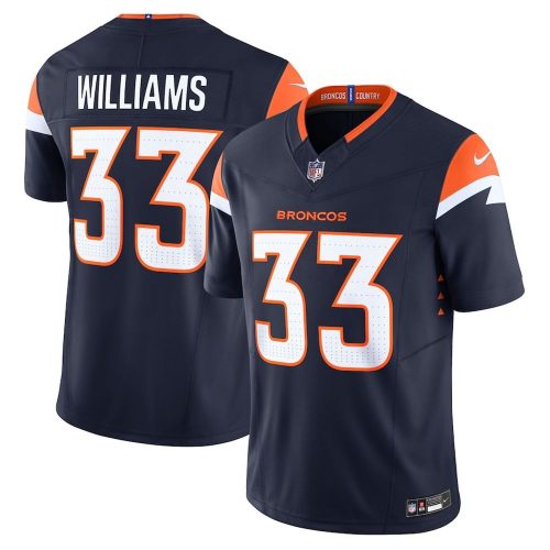 Javonte Williams Denver Broncos Nike Mile High Collection Vapor F.U.S.E. Limited Jersey – Navy