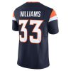 Javonte Williams Denver Broncos Nike Mile High Collection Vapor F.U.S.E. Limited Jersey – Navy