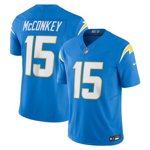 Ladd McConkey Los Angeles Chargers Nike Team Vapor F.U.S.E. Limited Jersey – Powder Blue