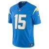 Ladd McConkey Los Angeles Chargers Nike Team Vapor F.U.S.E. Limited Jersey – Powder Blue
