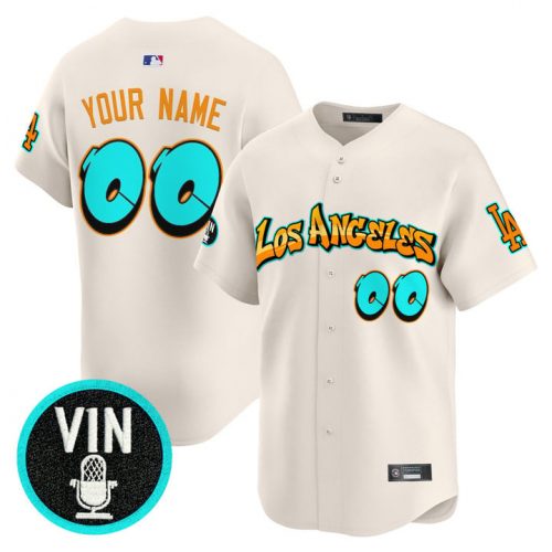 Los Angeles Dodgers ‘Graffiti Street Style Edition’ Vapor Premier Custom Jersey – All Stitched