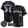 Los Angeles Dodgers Mexico 2025 Gothic Style Baseball Jersey