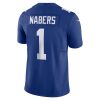 Malik Nabers New York Giants Nike Vapor F.U.S.E. Limited Jersey – Royal