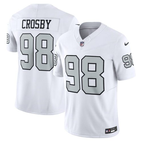 Maxx Crosby Las Vegas Raiders Nike Vapor F.U.S.E. Limited Jersey – White