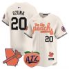Men’s Atlanta Braves The Big Peach Vapor Premier Limited Jersey – All Stitched