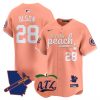 Men’s Atlanta Braves The Big Peach Vapor Premier Limited Jersey – All Stitched
