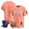 Men’s Atlanta Braves The Big Peach Vapor Premier Limited Jersey – All Stitched