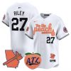 Men’s Atlanta Braves The Big Peach Vapor Premier Limited Jersey – All Stitched