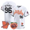 Men’s Atlanta Braves The Big Peach Vapor Premier Limited Jersey – All Stitched