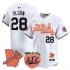Men’s Atlanta Braves The Big Peach Vapor Premier Limited Jersey – All Stitched