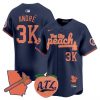 Men’s Atlanta Braves The Big Peach Vapor Premier Limited Jersey – All Stitched