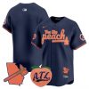 Men’s Atlanta Braves The Big Peach Vapor Premier Limited Jersey – All Stitched