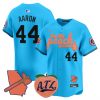 Men’s Atlanta Braves The Big Peach Vapor Premier Limited Jersey – All Stitched