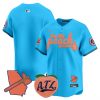 Men’s Atlanta Braves The Big Peach Vapor Premier Limited Jersey – All Stitched