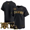 Men’s LSU Tigers 2025 College World Series Champions Gold Vapor Premier Jersey – All Stitched