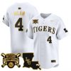 Men’s LSU Tigers 2025 College World Series Champions Gold Vapor Premier Jersey – All Stitched