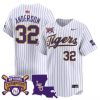 Men’s LSU Tigers 2025 College World Series Champions Vapor Premier Limited Jersey – All Stitched