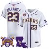 Men’s LSU Tigers 2025 College World Series Champions Vapor Premier Limited Jersey – All Stitched