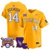 Men’s LSU Tigers 2025 College World Series Champions Vapor Premier Limited Jersey – All Stitched