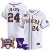 Men’s LSU Tigers 2025 College World Series Champions Vapor Premier Limited Jersey – All Stitched