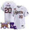 Men’s LSU Tigers 2025 College World Series Champions Vapor Premier Limited Jersey – All Stitched
