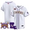 Men’s LSU Tigers 2025 College World Series Champions Vapor Premier Limited Jersey – All Stitched