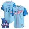 Men’s Los Angeles Dodgers 2025 Fourth of July Vapor Premier Limited Jersey – All Stitched