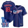 Men’s Los Angeles Dodgers 2025 Fourth of July Vapor Premier Limited Jersey – All Stitched