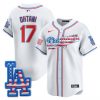 Men’s Los Angeles Dodgers 2025 Fourth of July Vapor Premier Limited Jersey – All Stitched