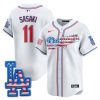 Men’s Los Angeles Dodgers 2025 Fourth of July Vapor Premier Limited Jersey – All Stitched