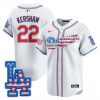 Men’s Los Angeles Dodgers 2025 Fourth of July Vapor Premier Limited Jersey – All Stitched