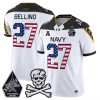 Men’s Navy Midshipmen 2025 Independence Day Vapor Limited Jersey – All Stitched