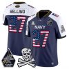 Men’s Navy Midshipmen 2025 Independence Day Vapor Limited Jersey – All Stitched