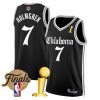 Men’s Oklahoma City Thunder 2025 Champions ‘Gothic Storm Edition’ Swingman Jersey – All Stitched